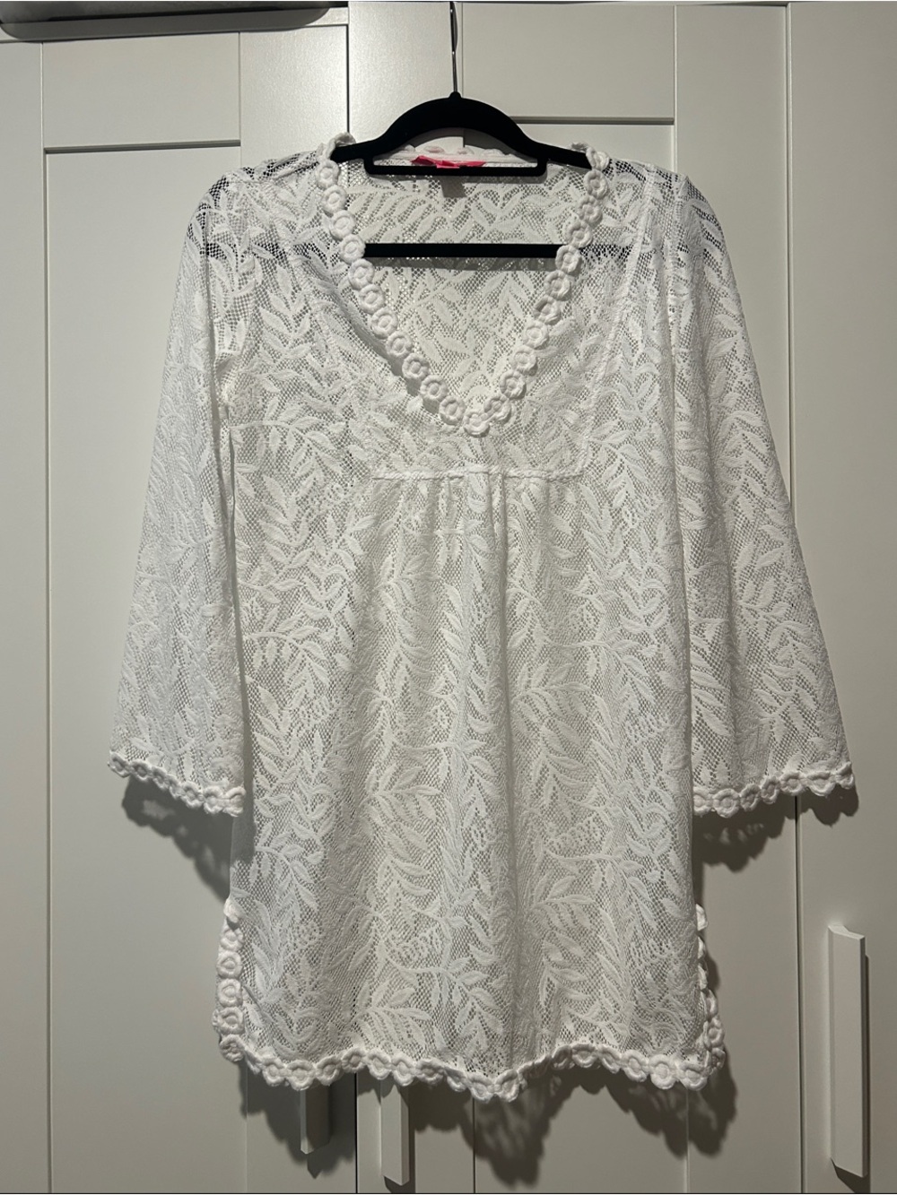 Lilly Pulitzer White Lace Swim Coverup